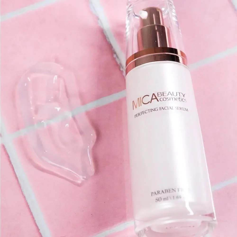 NIB 80.00 MICA BEAUTY COSMETICS ROSE GOLD PERFECTING FACIAL SERUM